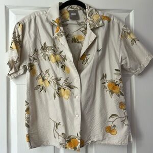 Kith lemon print shorts set size small